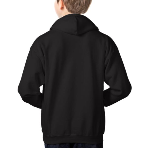 青少年连帽卫衣（无口袋/后印）