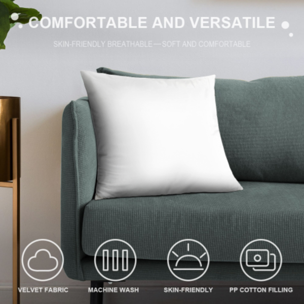 天鹅绒抱枕套单面印制