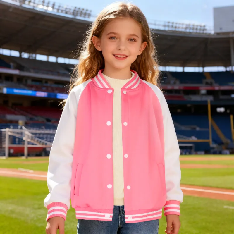 240克儿童装棒球涤纶茄克