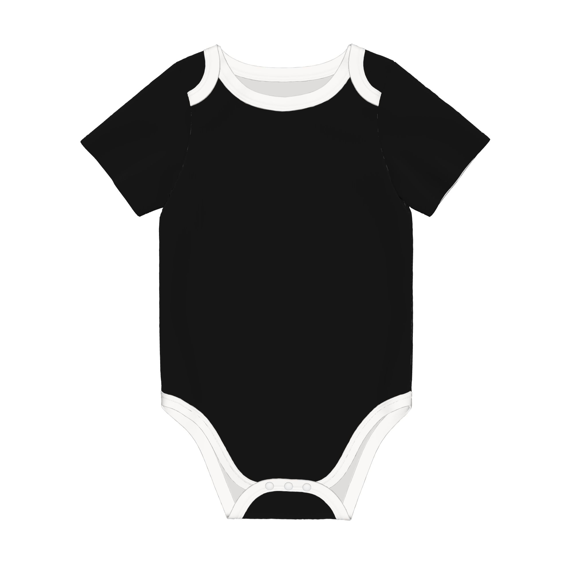 婴儿仿棉全副短袖爬衣